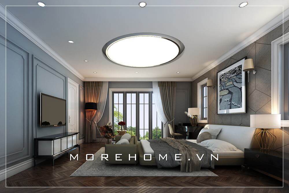 Thiết kế phòng ngủ biệt thự